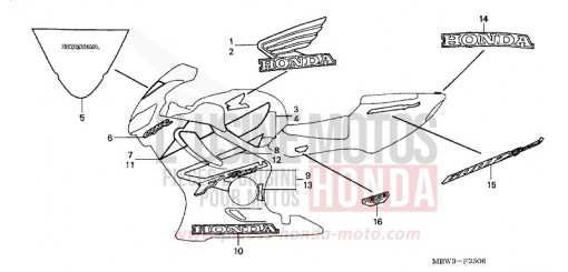 STRISCIA (7) CBR600FS1 di 2001